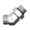 World Wide Fittings Male Flat Face O-Ring to Male O-Ring Boss 45 Degree Elbow 4365X12X08 - alternate 1